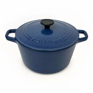 Cuisinart CL630-20 Blue Enameled Cast Iron Dutch Oven w/ Lid 3Qt 🍲